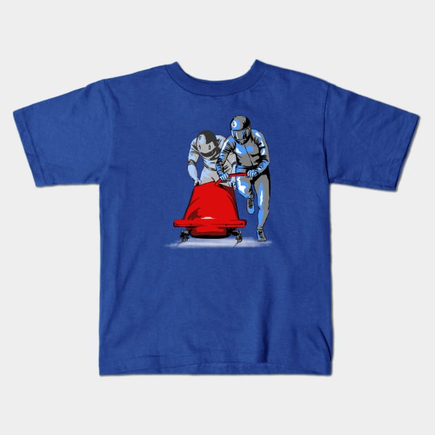 Bobsleigh Kids T-Shirt by sibosssr